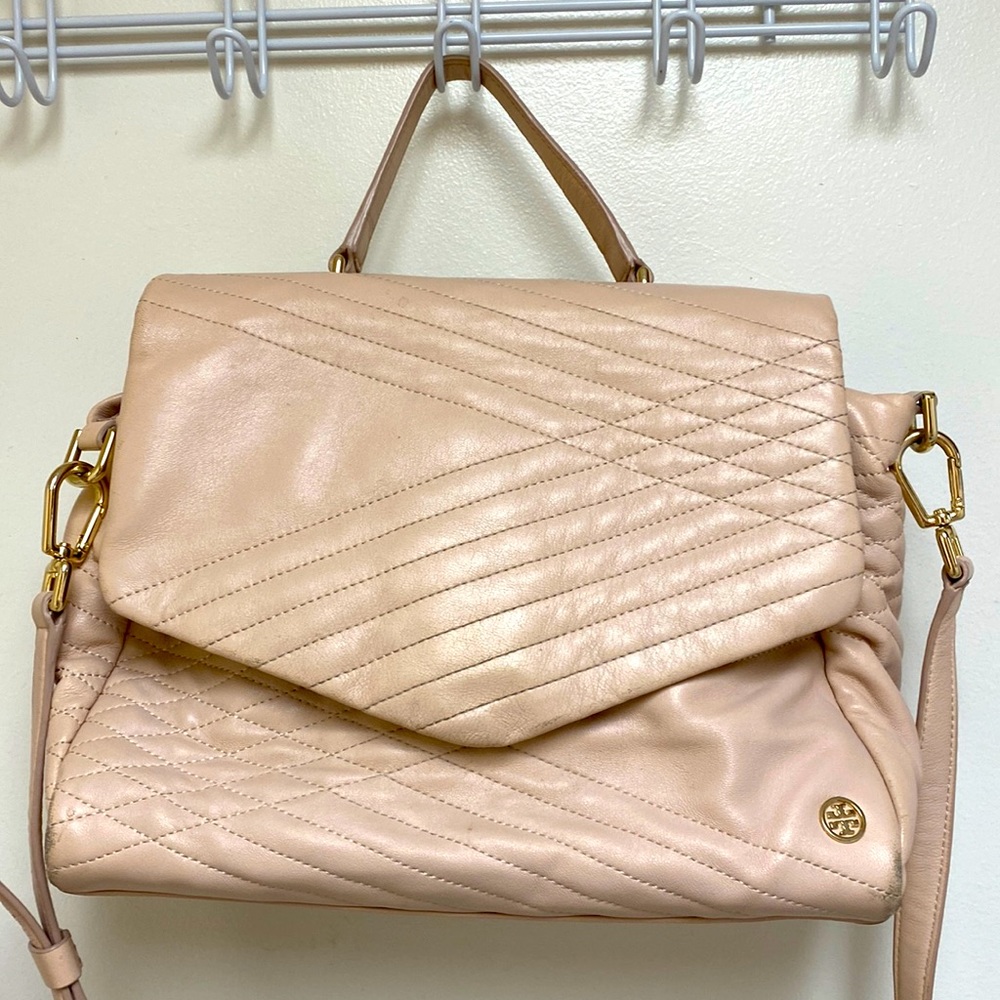 Tory Burch cross body pink blush occasionally wear
